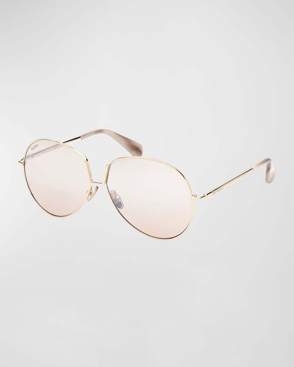 Design 8 Mirrored Metal Aviator Sunglasses
